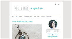 Desktop Screenshot of kristenfagan.com